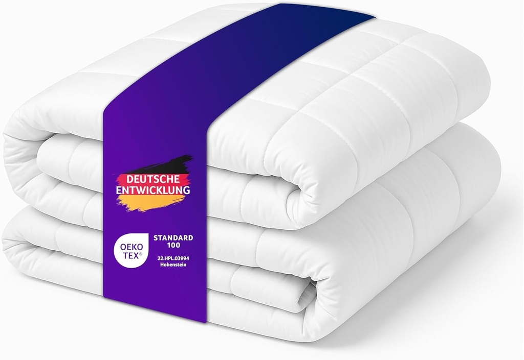 Pătură de relaxare Traumnacht, 155 x 220 cm, certificată Oeko-Tex, pătură cu greutate de 9 kg pentru calmare și reducerea stresului, recomandată adulților, dezvoltată în Germania