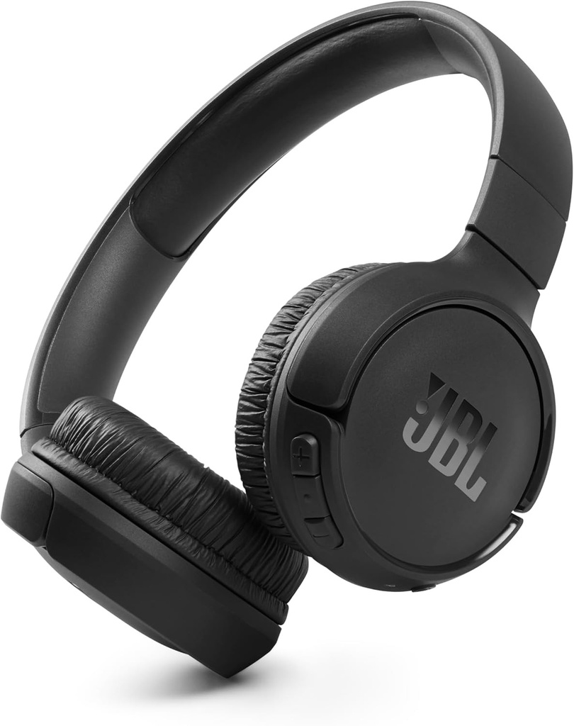 JBL TUNE 510BT – Căști wireless supraauriculare – Echipate cu tehnologie Bluetooth – Conexiune multipunct – Ușoare, confortabile și pliabile – Până la 40 de ore de ascultare – Negre