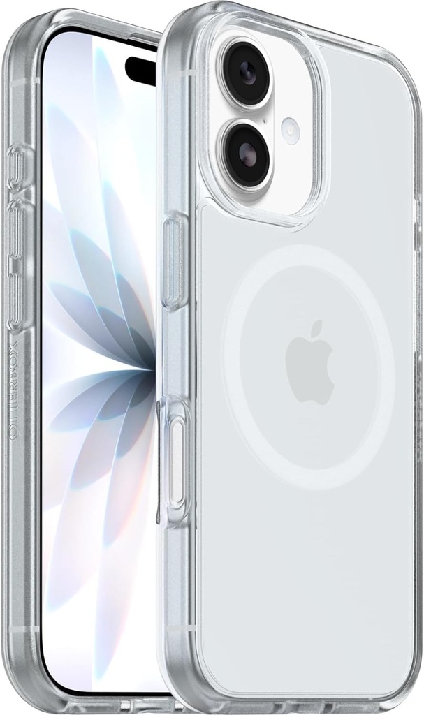 Husă OtterBox React Series MagSafe pentru iPhone 17, rezistentă la șocuri, căderi, ultra-subțire, husă de protecție, testată în standard militar, transparentă