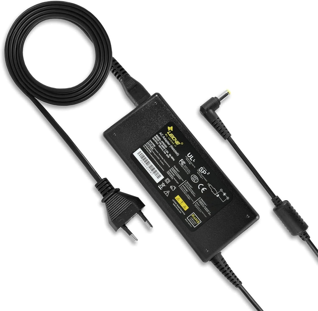 Adaptor de alimentare LEICKE pentru Acer Aspire - 90W 19V 4.74A 5.5 * 1.7mm - Compatibil cu seriile: 5670-9300 -5930G- 6920G- 5920-5920G- 5520G- 8730G- 6930 și multe altele