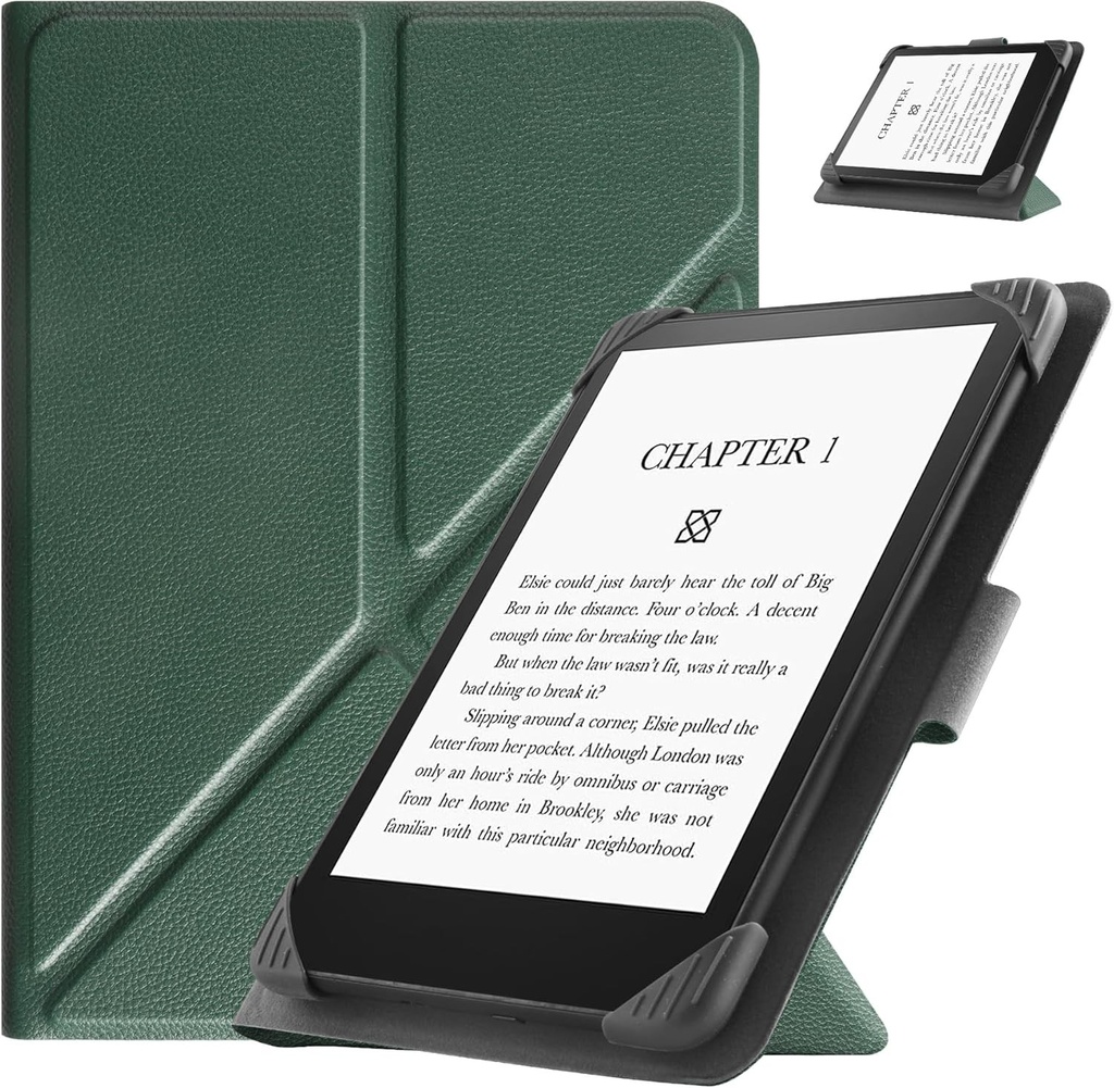 Husă universală HGWALP pentru eReader-e Paperwhite de 6,8" și 7", suport pentru husă Folio cu curea, compatibilă cu eReader-e Paperwhite de 6,8" și 7" - Mentă