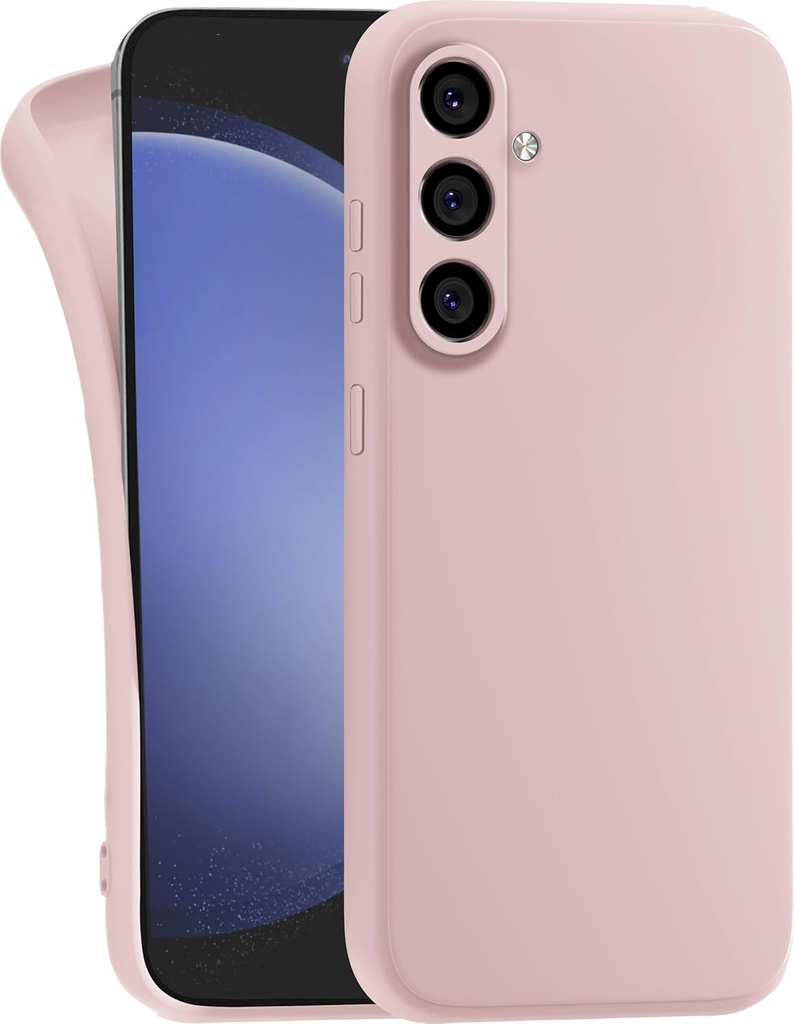 Carcasă din silicon TPU MyGadget pentru Samsung Galaxy S23 FE - Subțire și flexibilă - Rezistentă la șocuri - Ultra-protectivă, roz