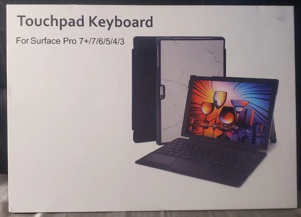 Tastatură touchpad QULOSE pentru Surface Pro 7+/7/6/5/4/3