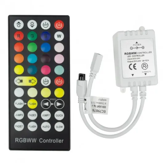 Controler benzi LED RGB+CCT 24A 288W 40P IR