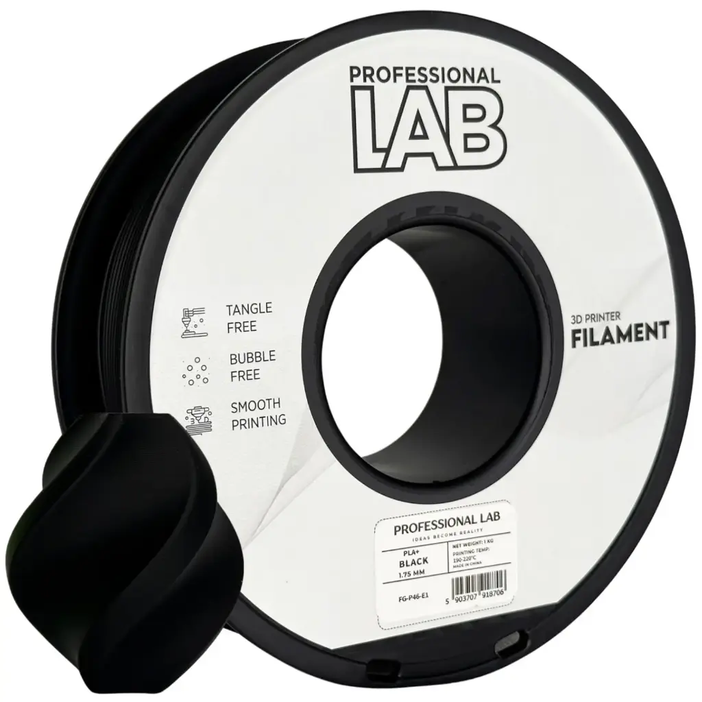 Filament imprimanta 3D PLA+ Black - Prof. Lab 1.75mm 1KG