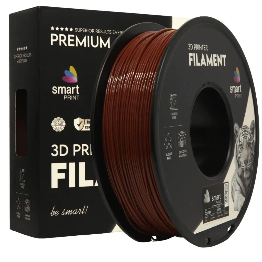 Filament imprimanta 3D PETG Copper - Smart Print 1.75mm 1KG