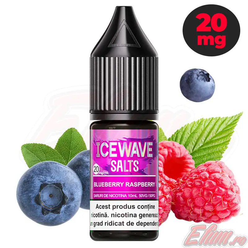 Lichid Ice Wave Blueberry Raspberry 10ml NicSalt 20mg/ml