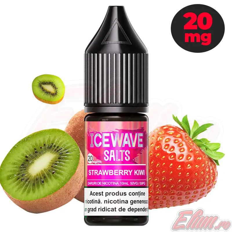 Lichid Ice Wave Strawberry Kiwi 10ml NicSalt 20mg/ml