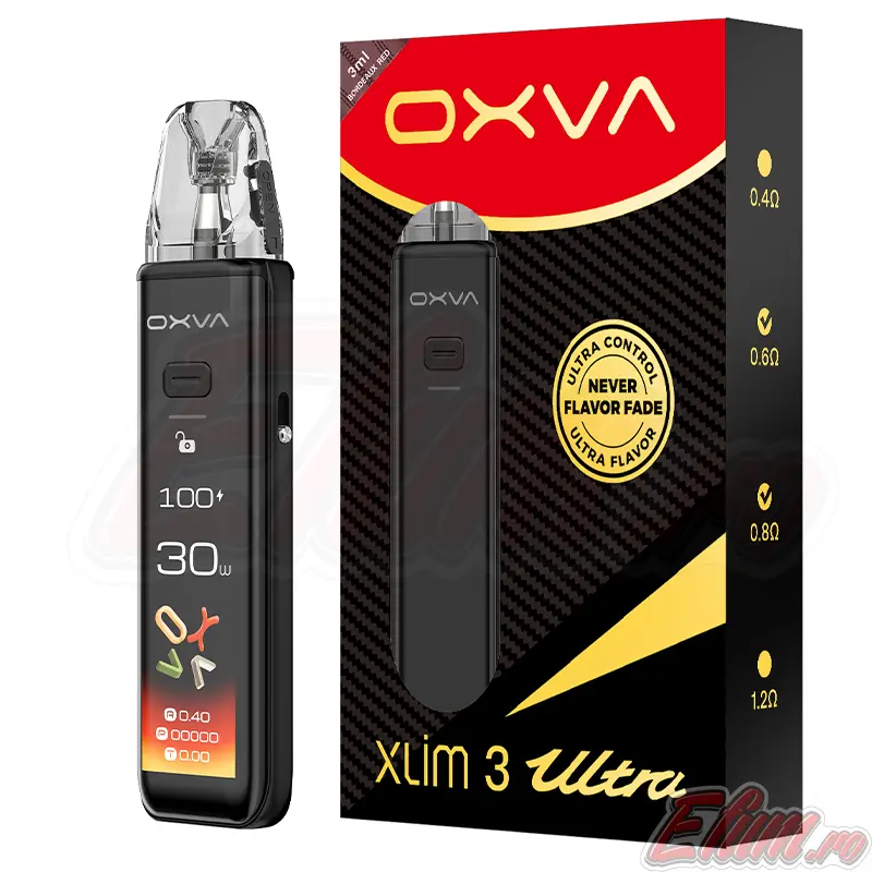 KIT Tigara Electronica Oxva Xlim 3 Ultra 1500mah Bordeaux Red