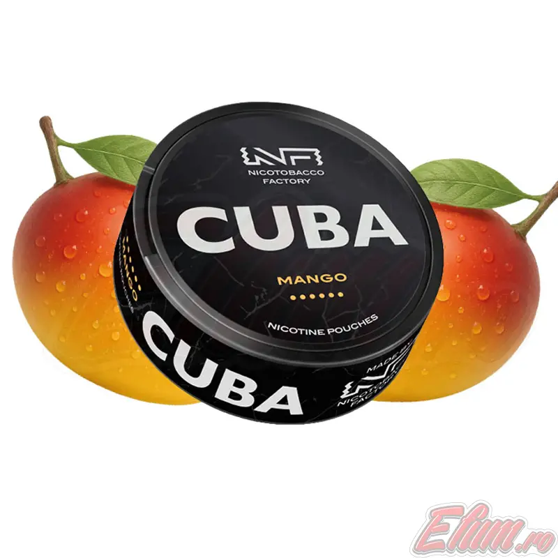 Pliculete cu Nicotina Pouch Cuba Black Mango 30mg/g (20mg/pouch)