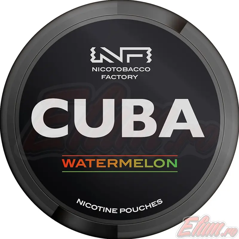 Pliculete cu Nicotina Pouch Cuba Black Watermelon 30mg/g (20mg/pouch)