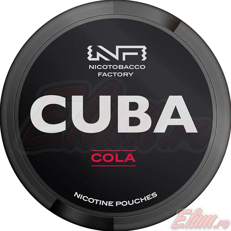Pliculete cu Nicotina Pouch Cuba Black Cola 30mg/g (20mg/pouch)