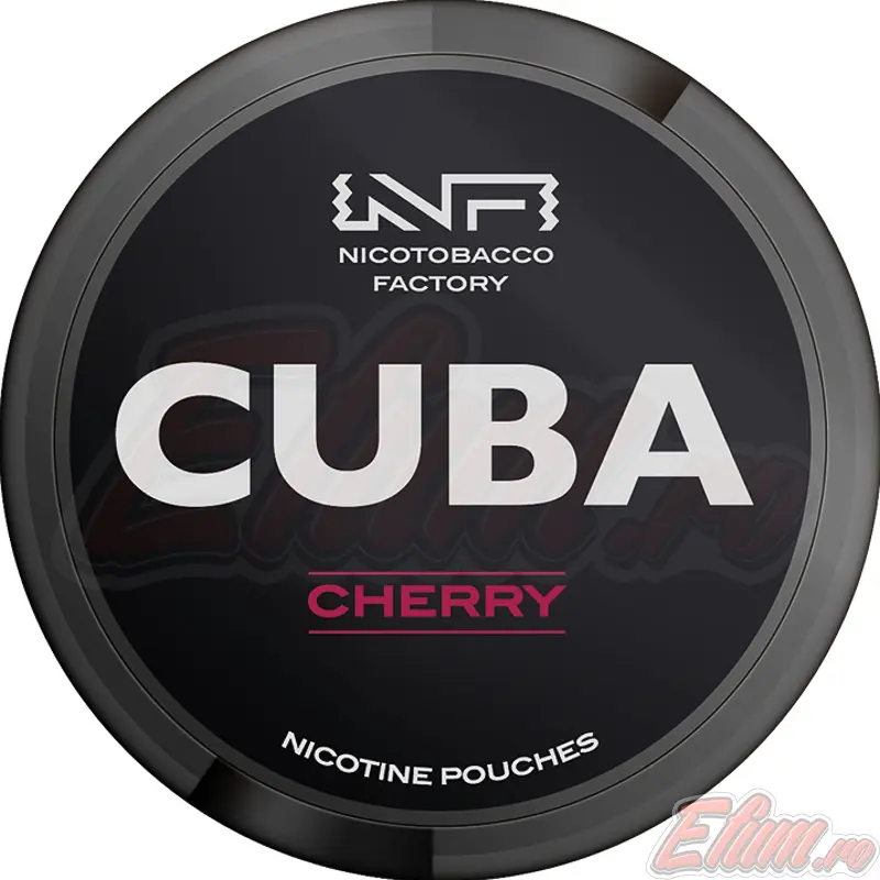 Pliculete cu Nicotina Pouch Cuba Black Cherry 30mg/g (20mg/pouch)