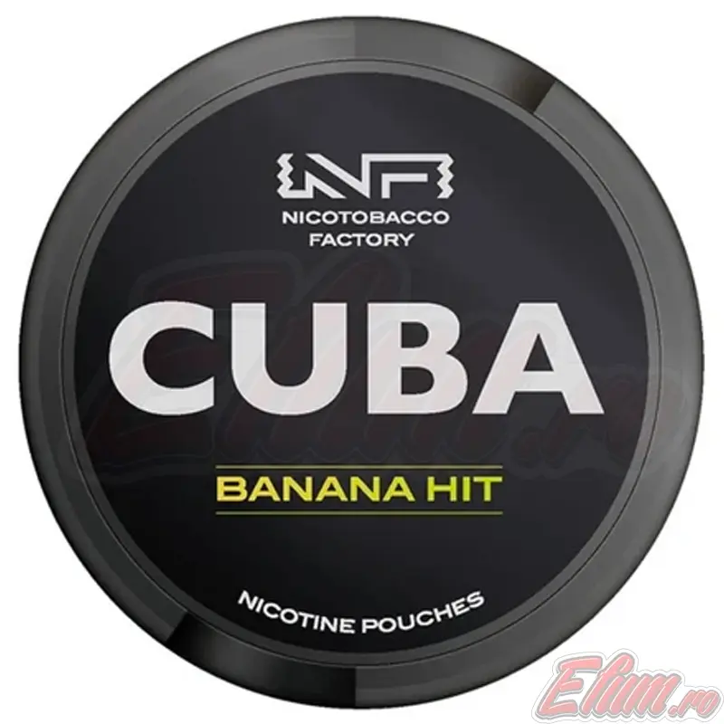 Pliculete cu Nicotina Pouch Cuba Black Banana Hit 30mg/g (20mg/pouch)