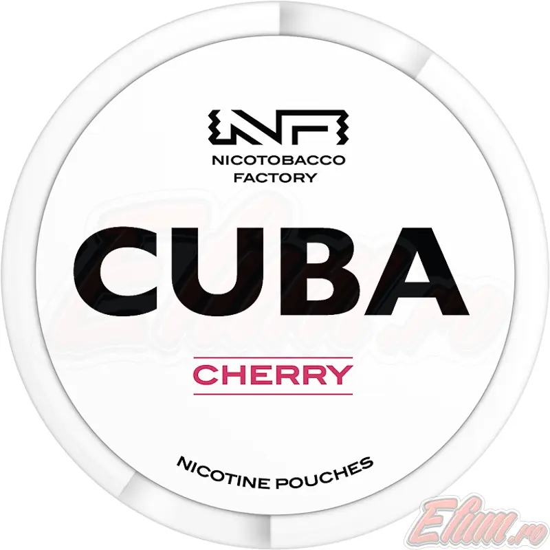 Pliculete cu Nicotina Pouch Cuba White Cherry 25mg/g (16mg/pouch)