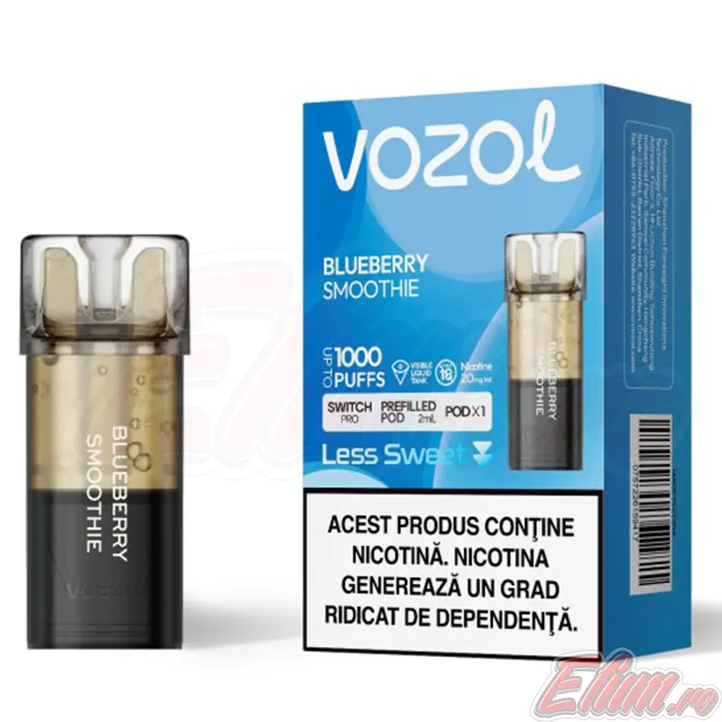 Cartus cu aroma de Blueberry Smoothie pentru Tigara electronica Vozol Switch Pro