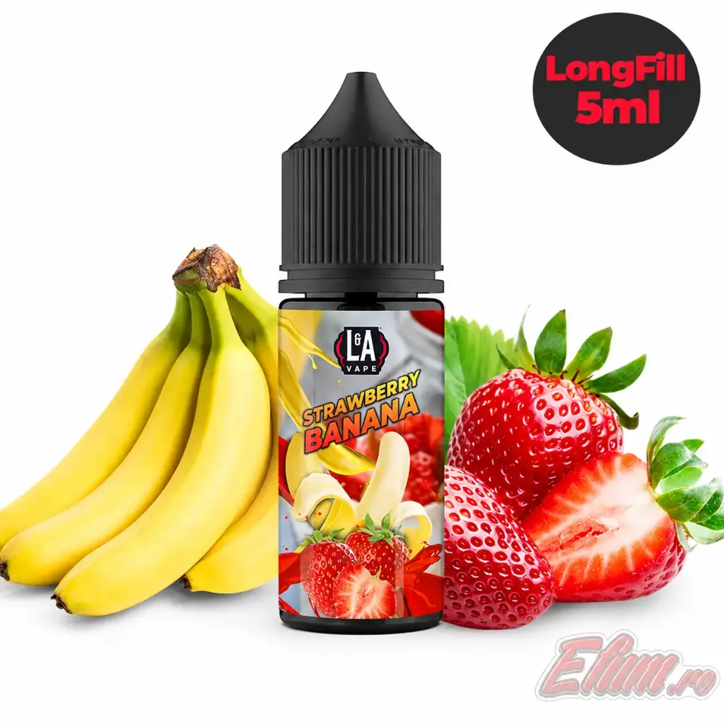 AROMA LA VAPE Strawberry Banana 0mg Longfill 5ml