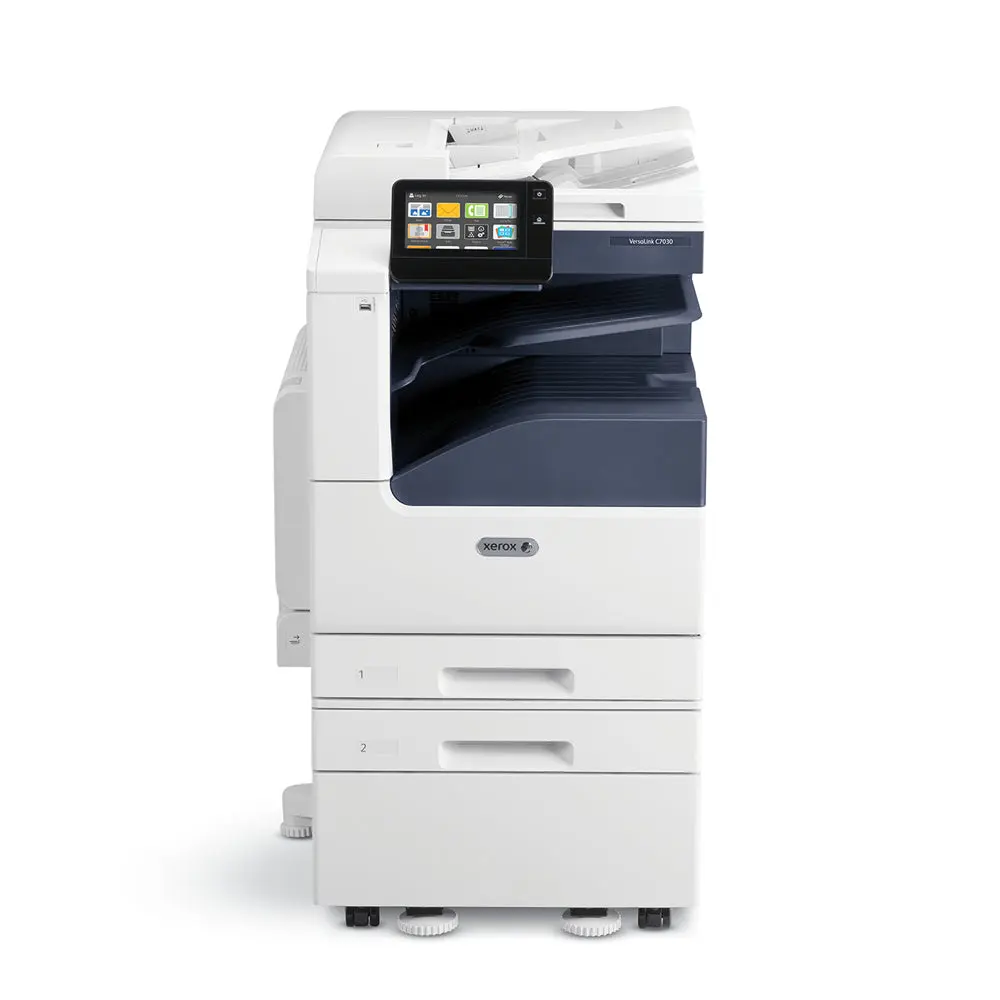 Xerox VersaLink C7030 - Imprimanta Multifunctionala Laser A3 Color Profesionala All-in-One pentru birou, duplex, scanare, 2 tavi si stand