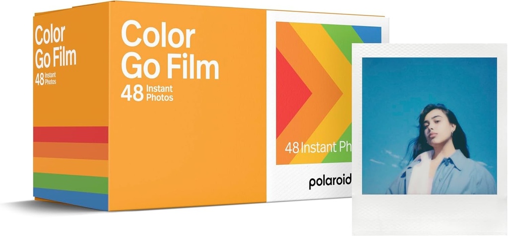 Film Foto Instant Polaroid Color, Set 48 Bucăți, Multicolor