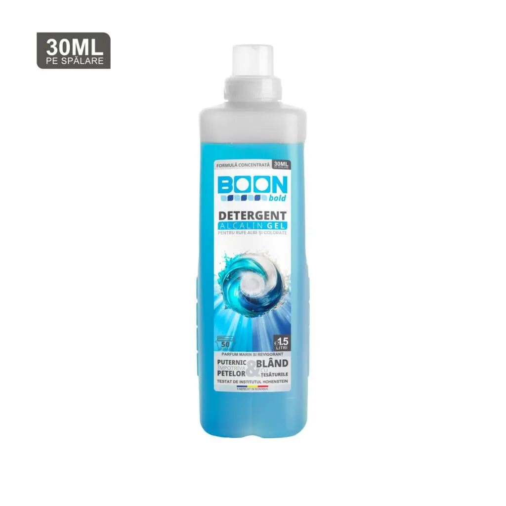 Detergent Lichid Rufe BOON Bold 1.5l – 50 spalari -  citrice si bergamota 