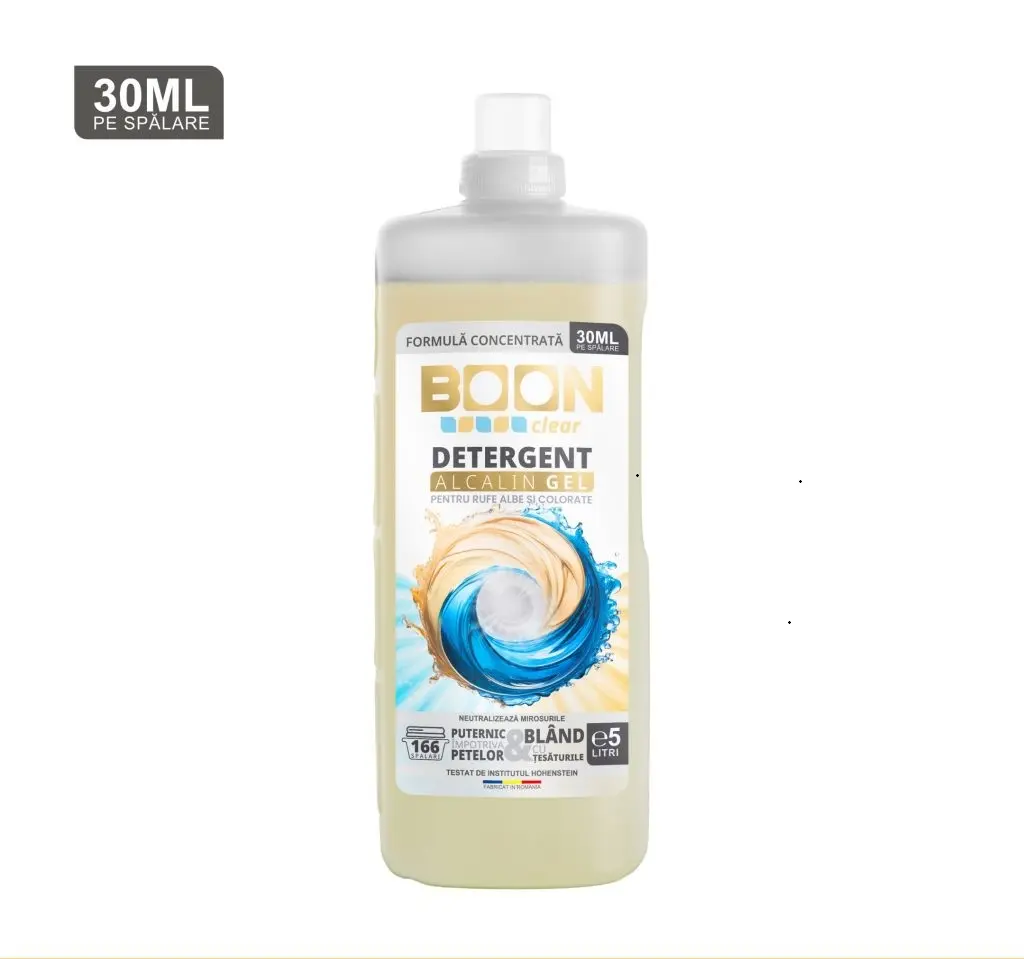 Detergent Lichid Rufe BOON Clear 5L – 166 spalari