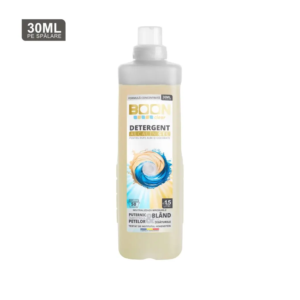 Detergent Lichid Rufe BOON Clear 1.5L – 50 spalari