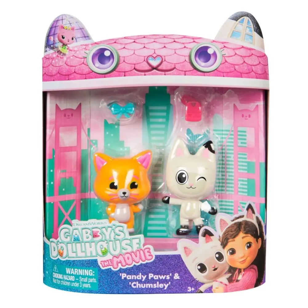 Set figurine Gabby's Dollhouse Pandy Paws si Chumsley - accesorii