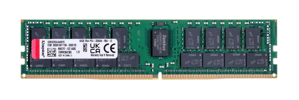 Modul memorie RAM Kingston 64GB ECC RDIMM KSM32RD4/64MFR 2RX4 PC4  3200MT/s CL22 - pentru server si workstation  (copy)