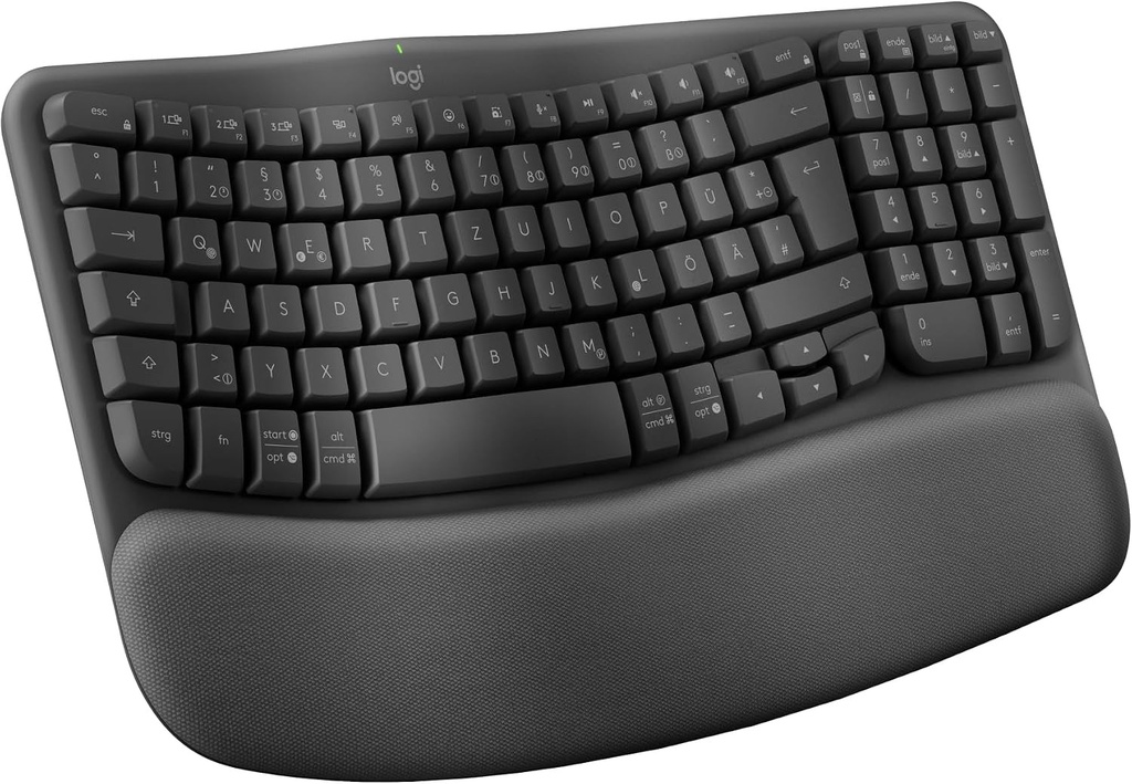 Tastatură ergonomică wireless Logitech Wave Keys - QWERTZ DEU