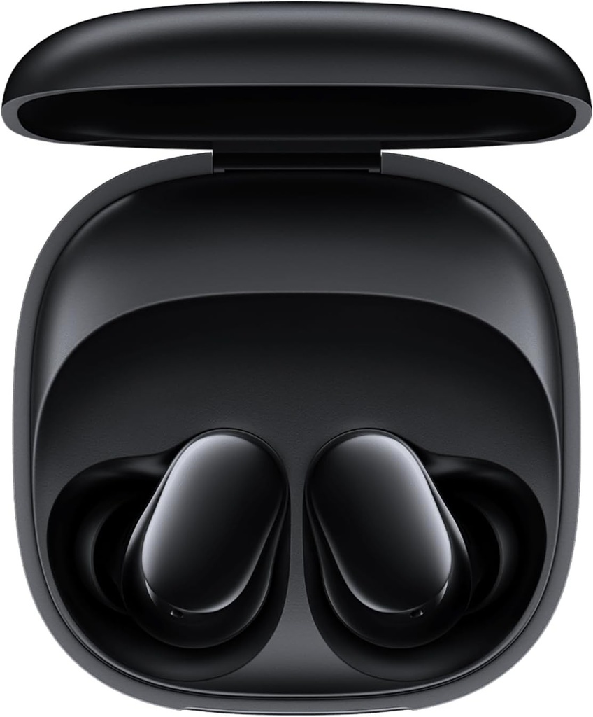 XIAOMI Redmi Buds 6 Play - Căști wireless, anulare zgomot, ușoare, autonomie baterie până la 36 de ore, Bluetooth 5.4, negre (versiunea ES)