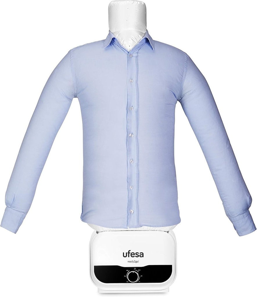 Calator automat pentru cămăși Ufesa SV1200, calator vertical de 1200 W, dezodorizează și neutralizează mirosurile, cronometru de 3 ore, mărimi de la S la XXL