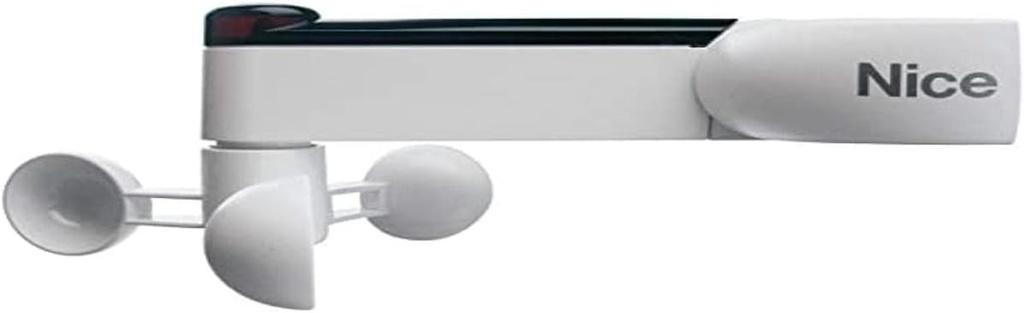 Anemometru de zbor cu senzor climatic, LED, alb