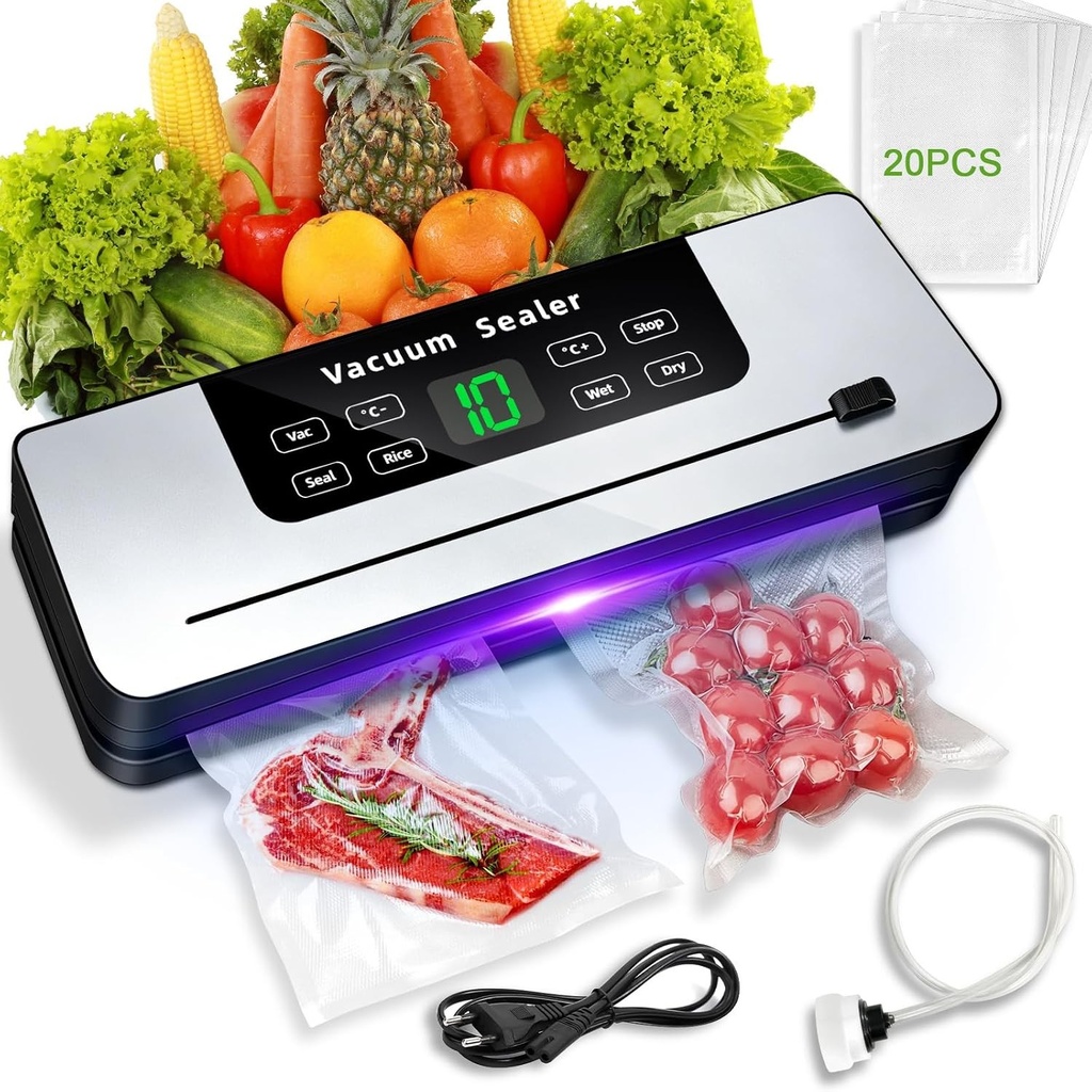 Mașină automată de sigilare în vid a alimentelor pentru alimente uscate și umede