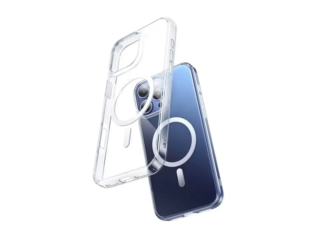 Husă magnetică pentru iPhone 16 Pro Max transparenta
