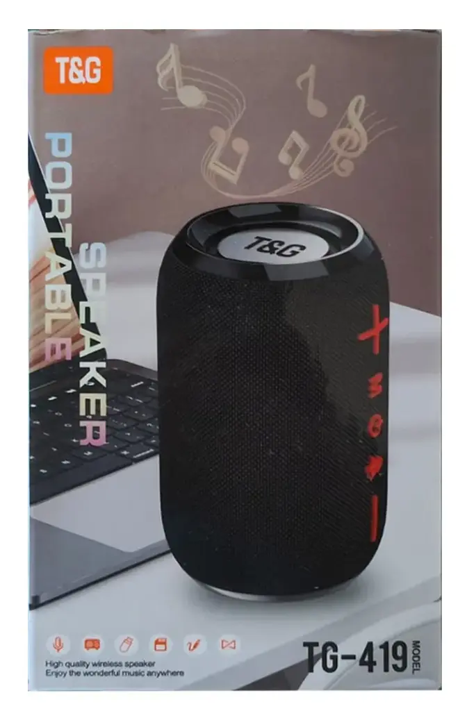 Boxa audio portabila T&G, TG-419, diverse culori 