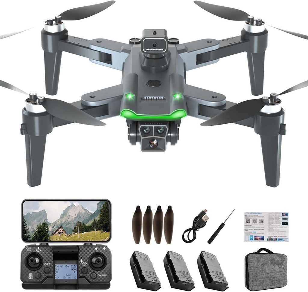 Drone profesionale GPS S166 pentru începători și adulți
