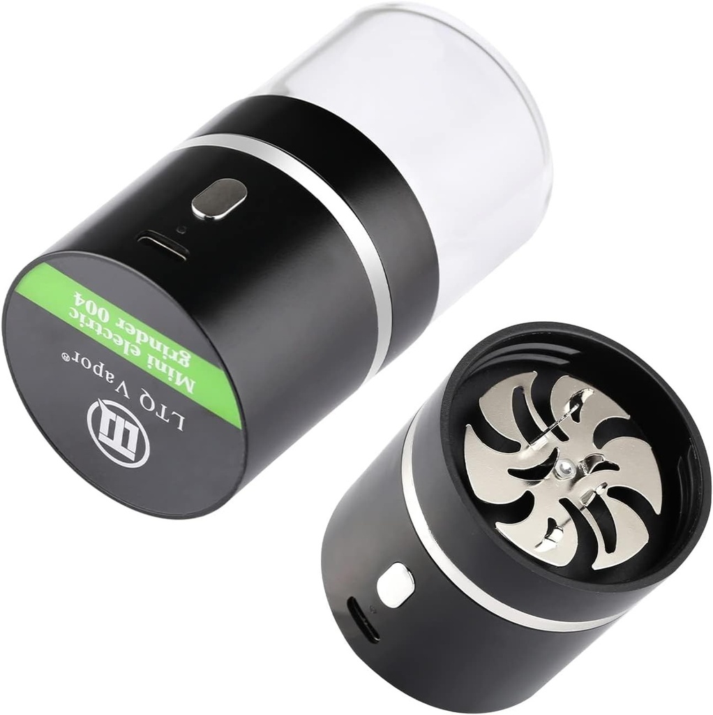 Mini râșniță electrică modernizată pentru condimente, ierburi, 400 mAh, cu borcan de 50 ml, ușor de transportat
