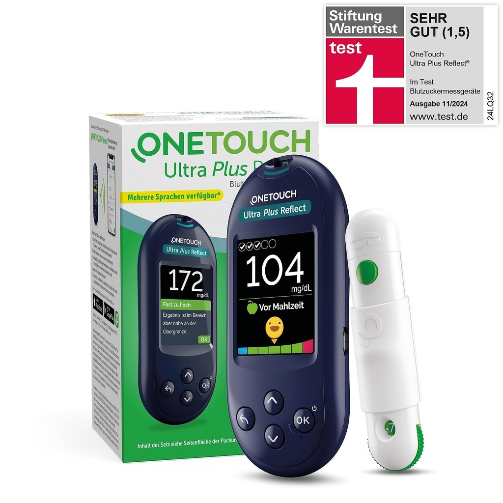 Sistem de măsurare a glicemiei One Touch Ultra Plus Reflect în mg/dl,