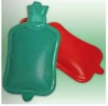 Sticla de apă caldă Farma cu manșon dublu lamelar, verde, 2L, Original Care Farma - 400g