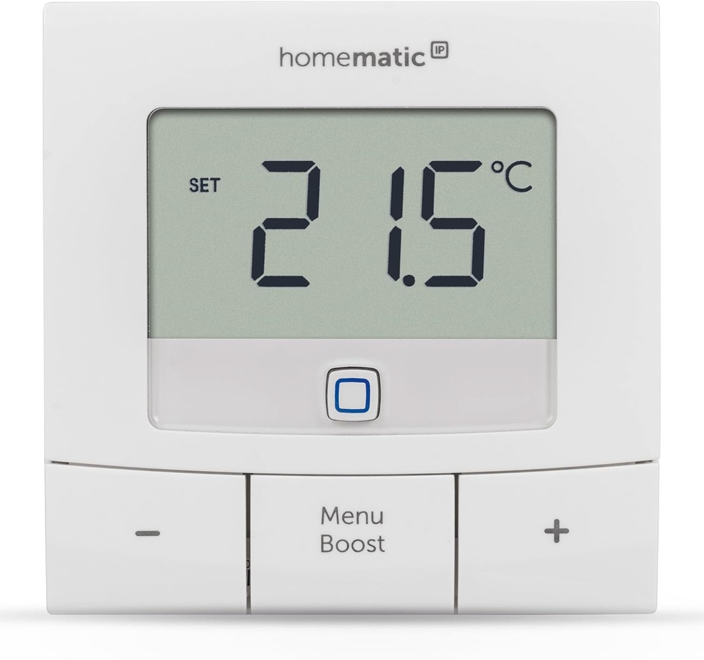 Termostat de perete Homematic IP, alb, 85 x 85 x 22 mm