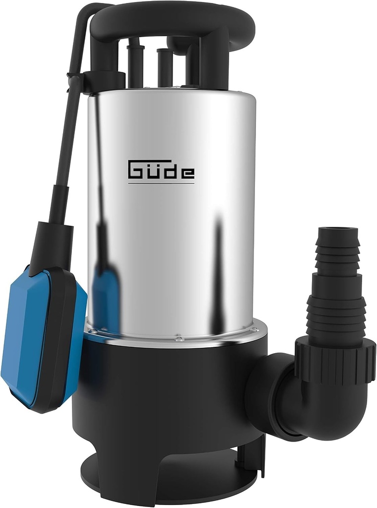 Pompă submersibilă pentru ape uzate Güde 94639 GS 1103 PI, argintie