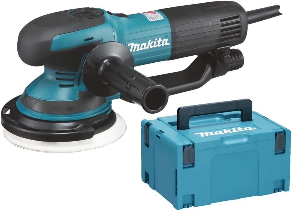 Șlefuitor orbital aleatoriu Makita BO6050J/2 240V 150mm, furnizat într-o cutie Makpac
