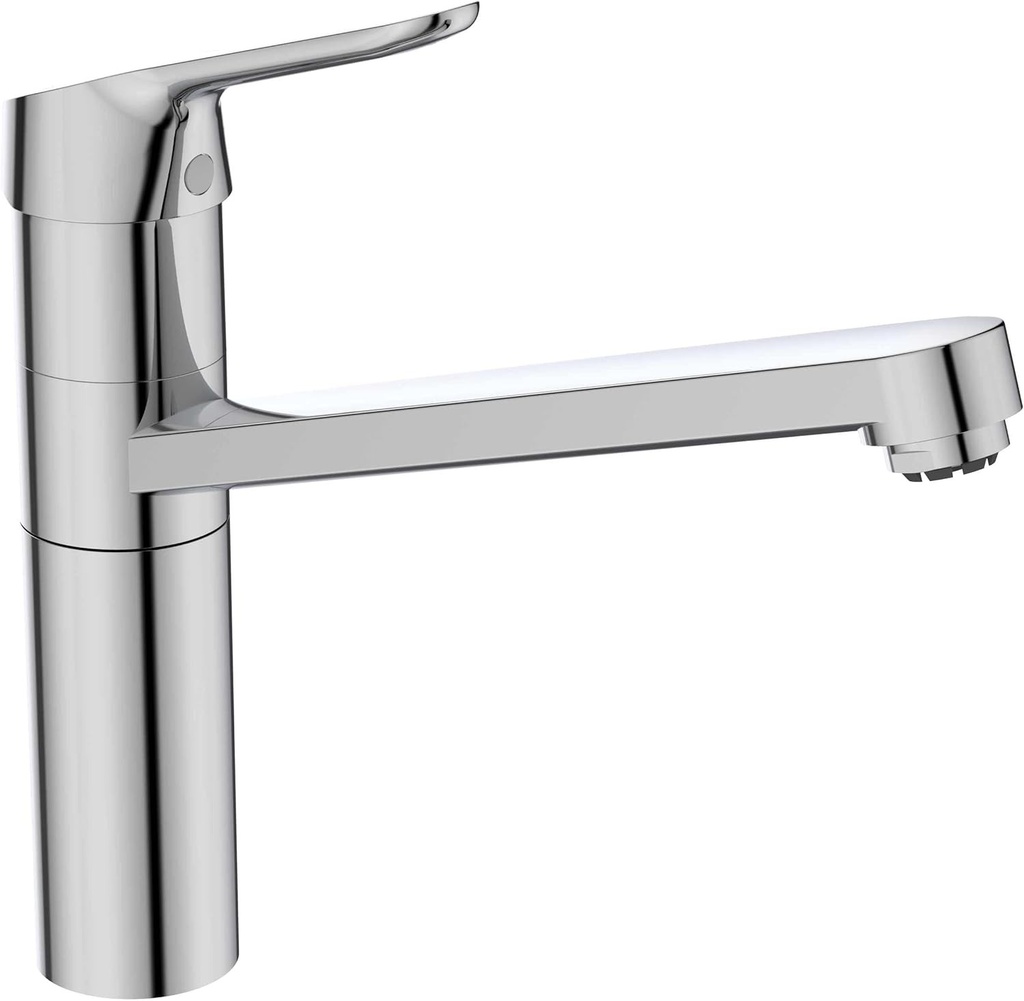 Baterie lavoar baie Ideal Standard Ceraflex 3, pipă fixă ​​cromată, presiune joasă