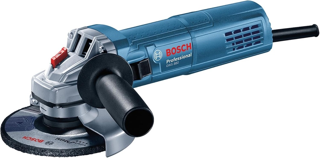 Polizor unghiular Bosch Professional GWS 880 (880 W, diametru disc: 125 mm, turație la mers în gol: 11.000 min-1, în cutie de carton)