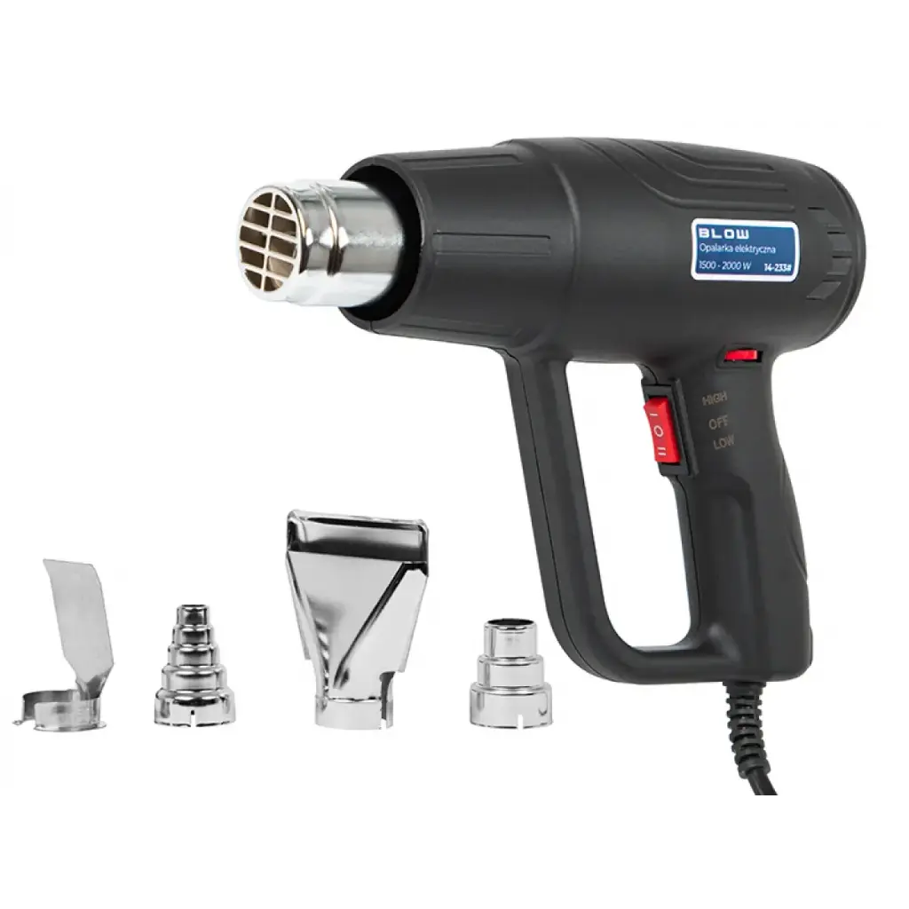 Pistol de căldură electric 2000w 300-600°C, 14-233