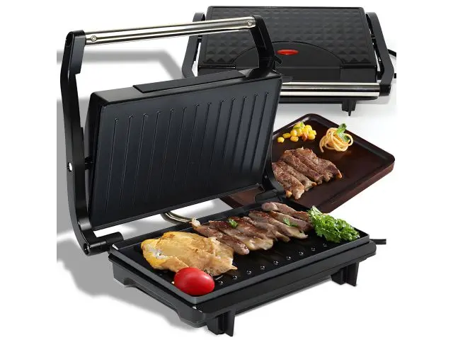 Grill electric de contact, pliabil, toaster, panini, 750 W