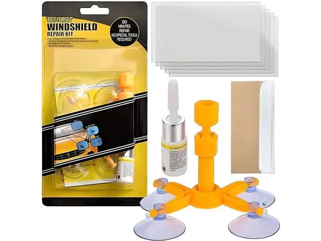 Set de reparare a parbrizului pentru pietricele, kit de reparare a sticlei auto, reparare parbriz, set de reparare a parbrizului frontal, reparare geamuri, kit DIY pentru reparare geamuri