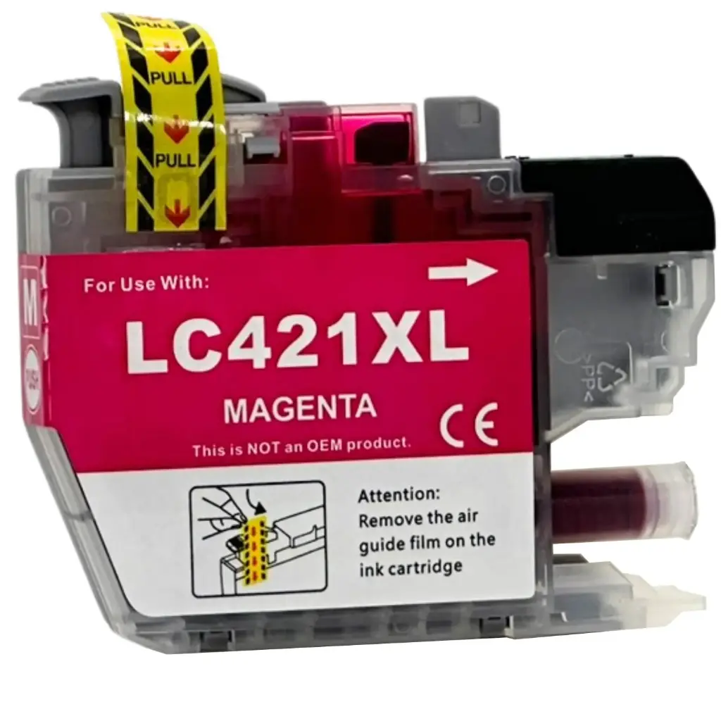 Cartuș de cerneală pentru imprimanta Brother Magenta (LC421M)