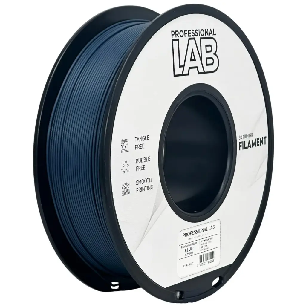 Filament imprimanta 3D PLA Carbon Fiber Blue - Prof. Lab 1.75mm 1KG