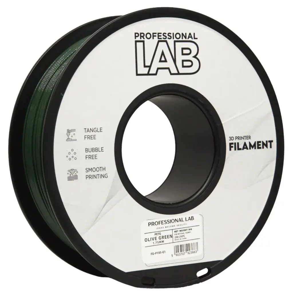 Filament imprimanta 3D PETG Olive Green - Prof. Lab 1.75mm 1KG